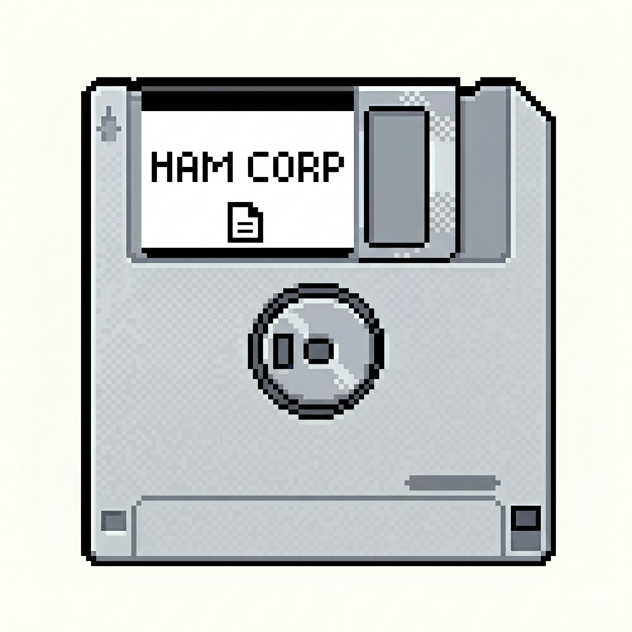 A Floppy Disk pinned to the taskboard